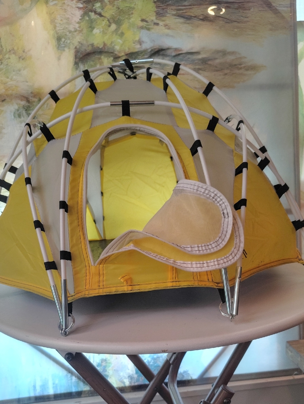 TINY Display TeTon sports tent - Compact Shelter Cat or Small Doggie : D